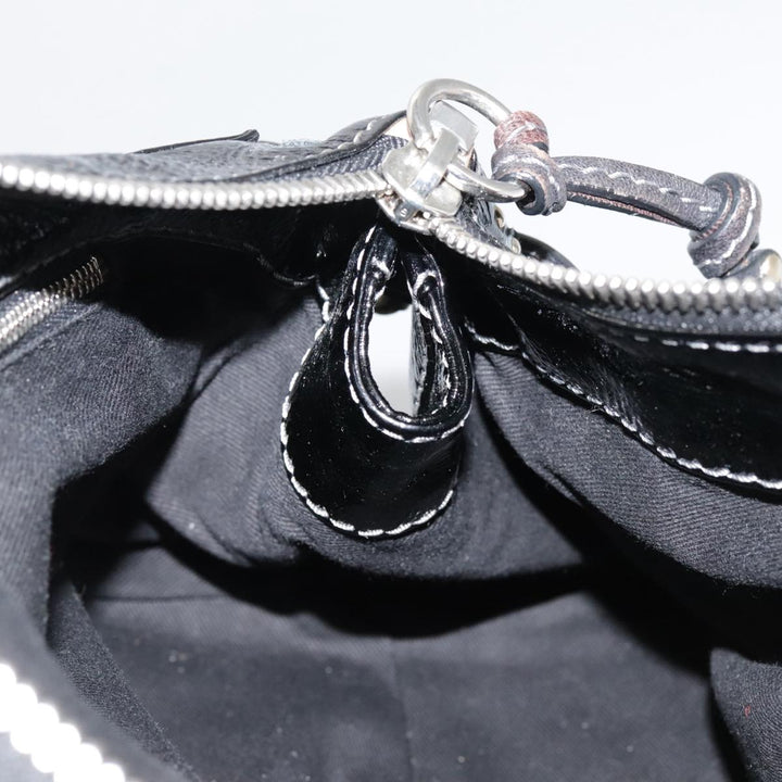 Chloe Paddington Hand Bag Enamel Black mr780