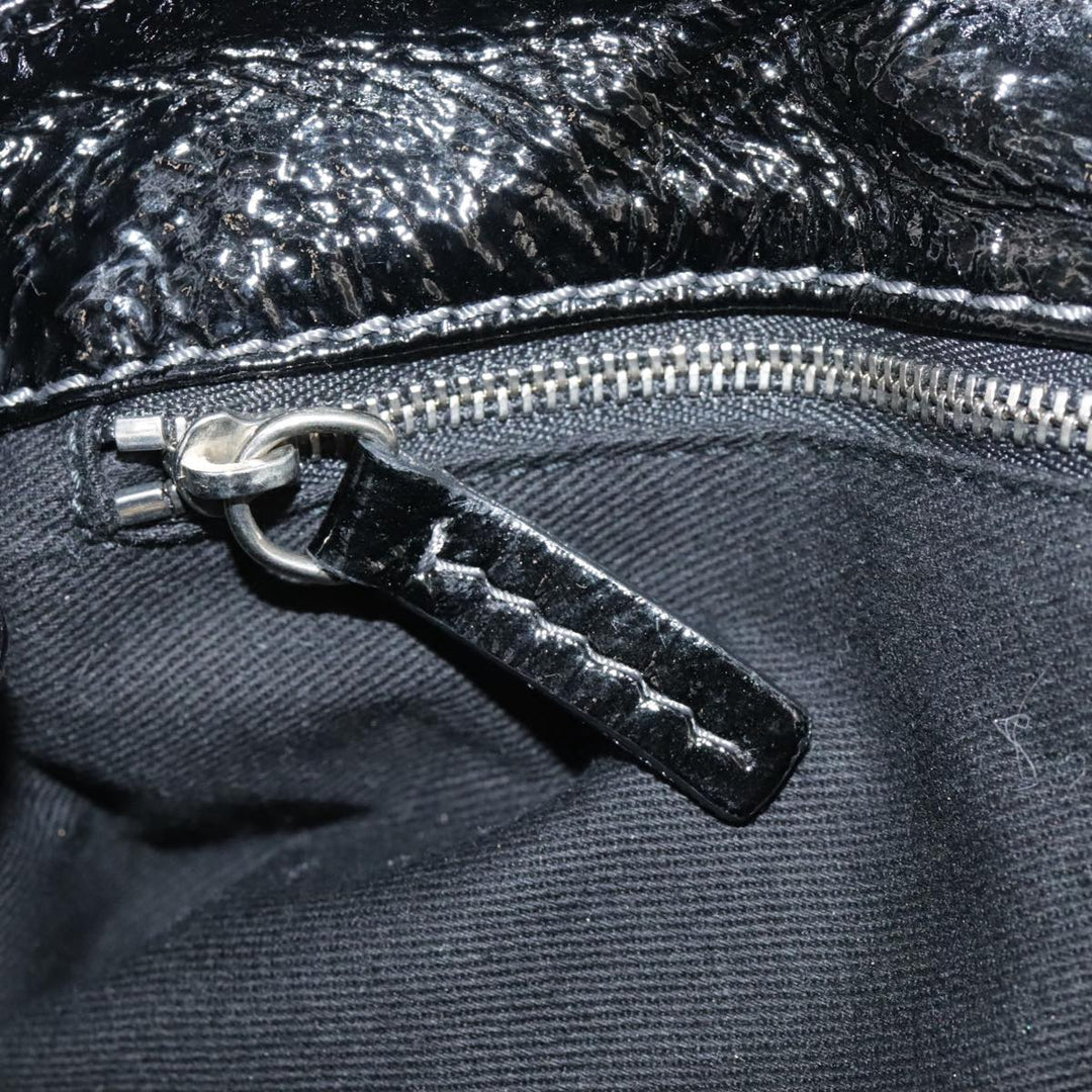 Chloe Paddington Hand Bag Enamel Black mr780