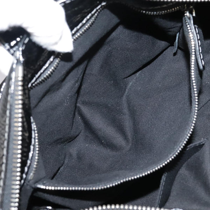 Chloe Paddington Hand Bag Enamel Black mr780