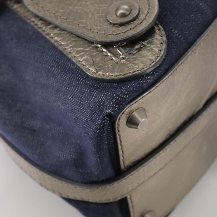 Chloe Hand Bag Denim Blue mr907