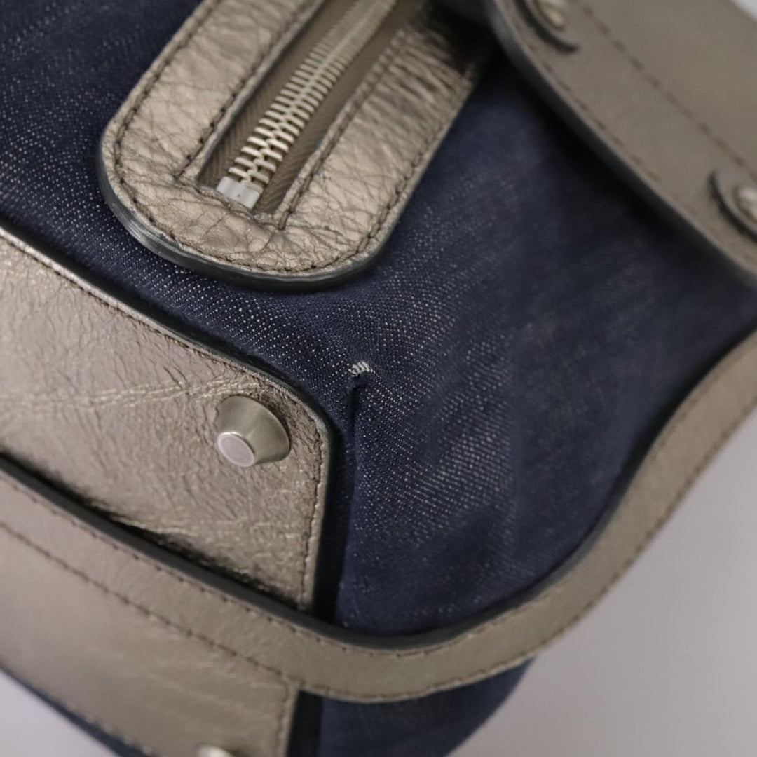 Chloe Hand Bag Denim Blue mr907
