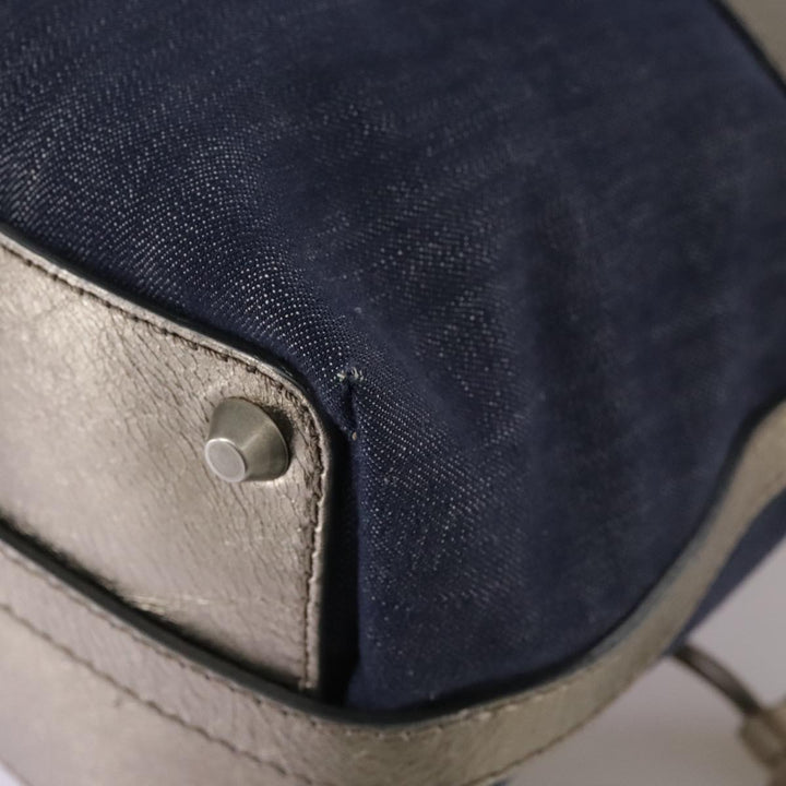 Chloe Hand Bag Denim Blue mr907