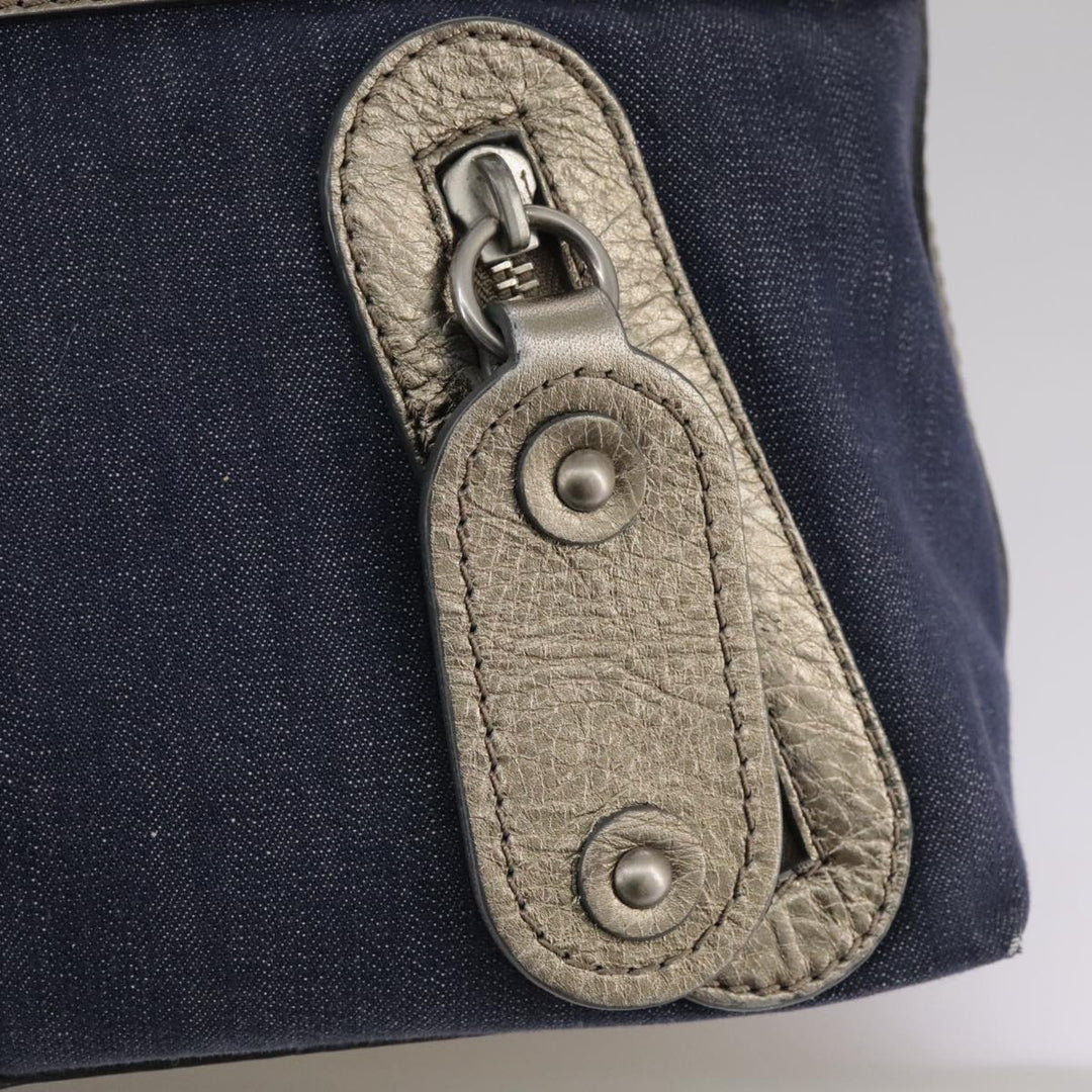 Chloe Hand Bag Denim Blue mr907
