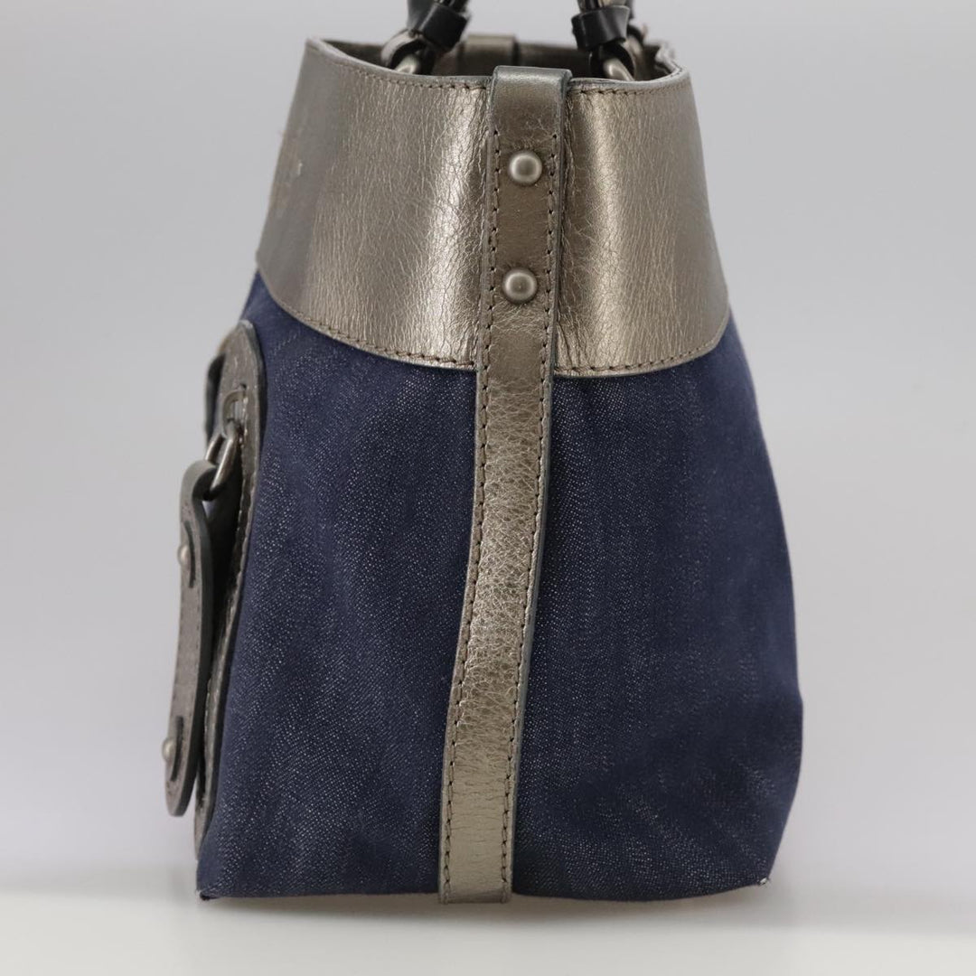 Chloe Hand Bag Denim Blue mr907