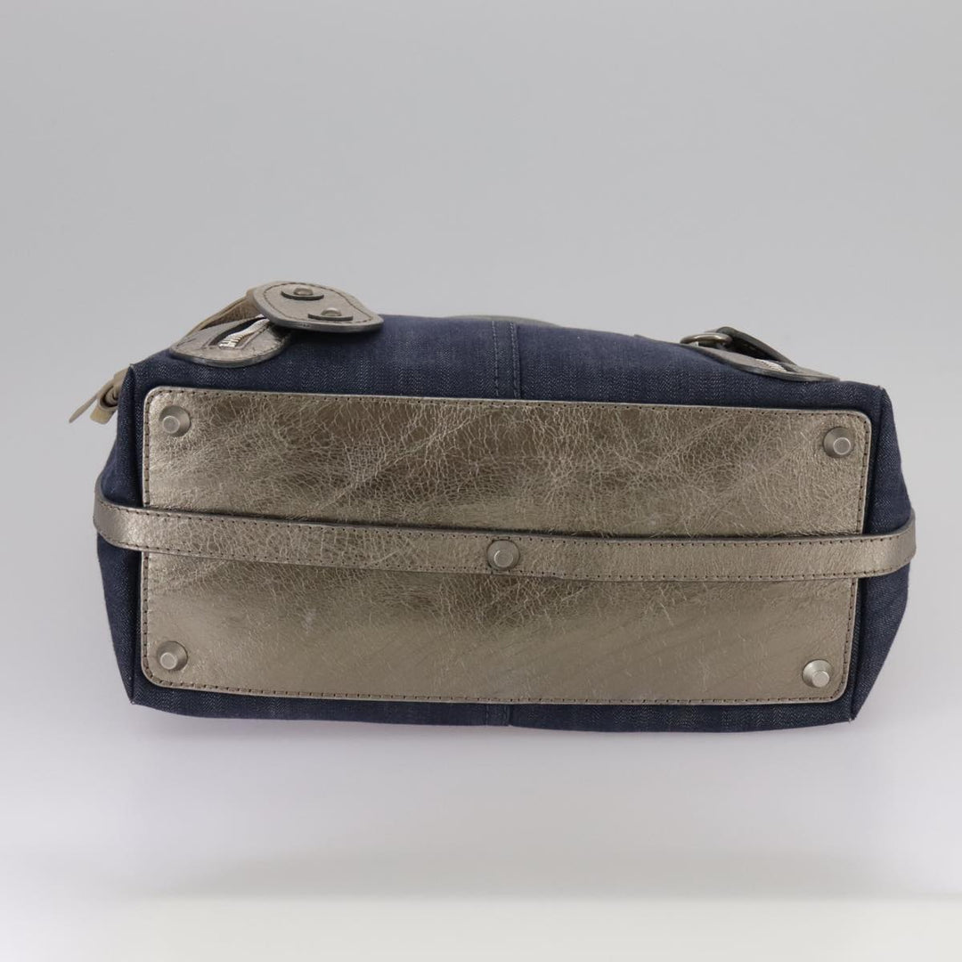 Chloe Hand Bag Denim Blue mr907