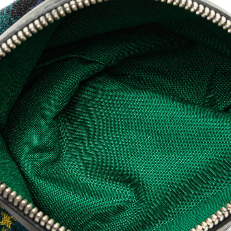 Top Quality Balenciaga Wool Leather Navy Cabas S Tote Bag