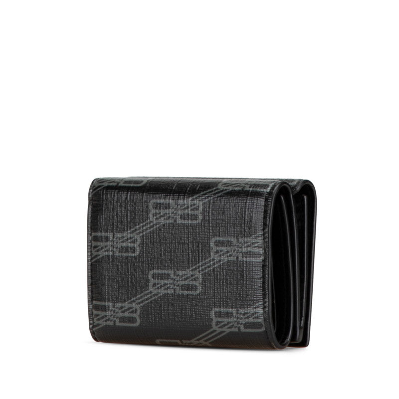 Top Quality Balenciaga Logo Leather Tri-Fold Wallet