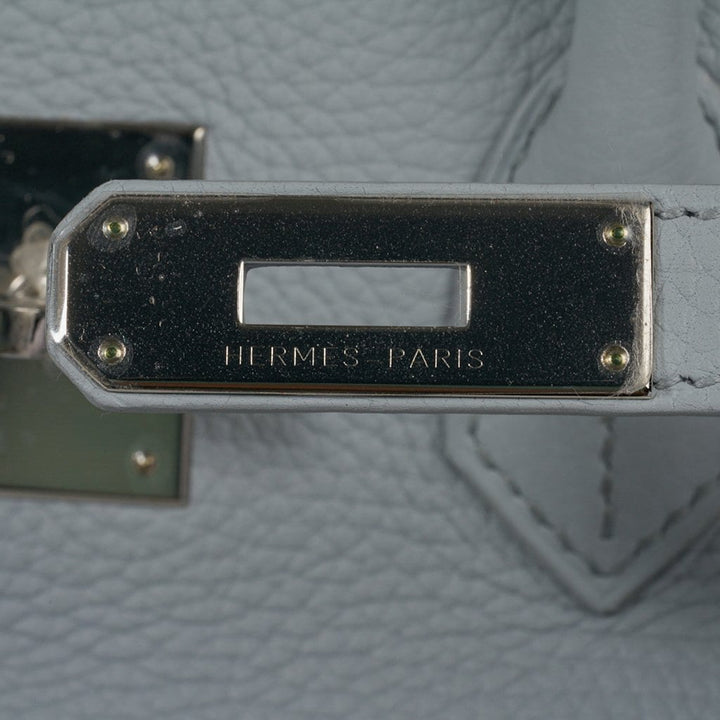 Top quality Hermes Birkin 35 Bag Blue Bleu Pale Togo Palladium Hardware