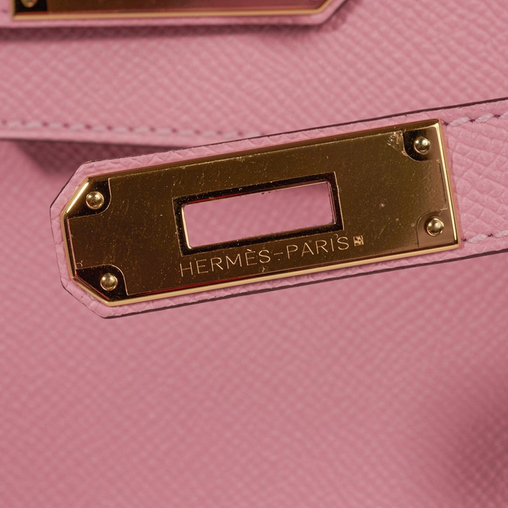 Top quality Hermes Birkin HSS 35 Bag Rose Confetti / Rubis Gold Hardware Epsom Leather