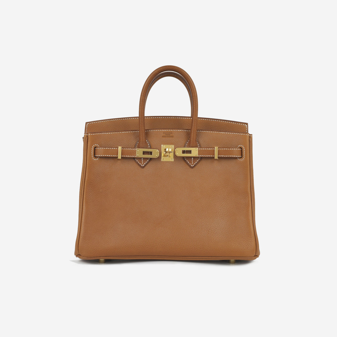 Birkin 25 - Fauve Barenia Faubourg