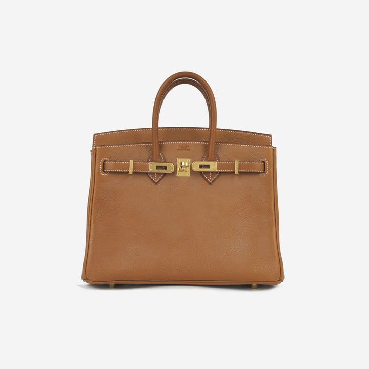 Birkin 25 - Fauve Barenia Faubourg