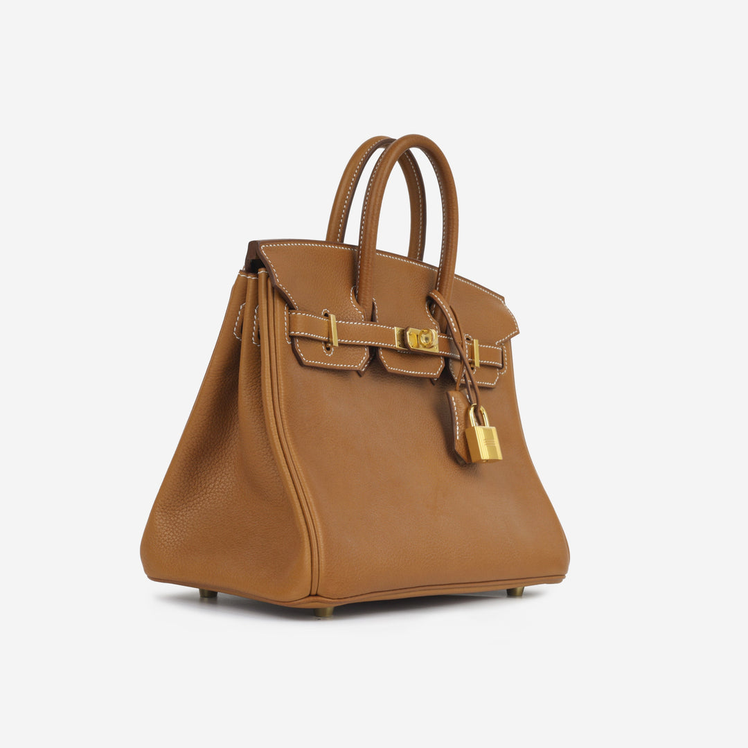 Birkin 25 - Fauve Barenia Faubourg