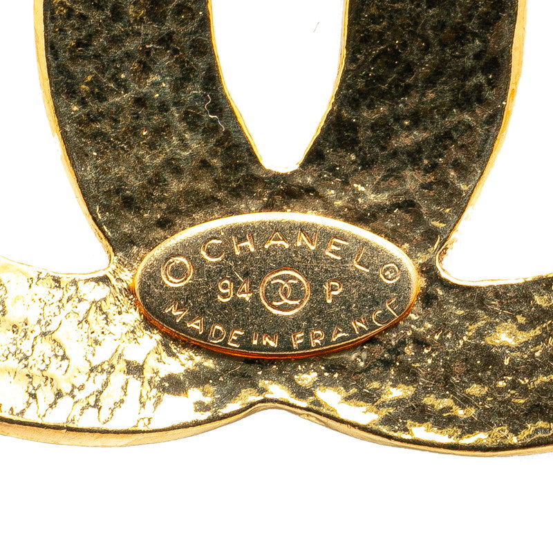 Top Quality Chanel Vintage Coco Mark Matelasse Necklace Gold