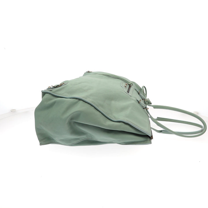 Top Quality Balenciaga Papier Shoulder Bag in Blue Leather