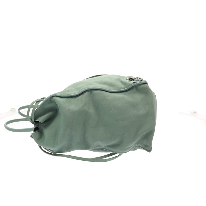 Top Quality Balenciaga Papier Shoulder Bag in Blue Leather