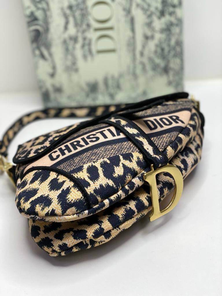 Top quality Dior SADDLE BAG Beige Multicolor Mizza Embroidery