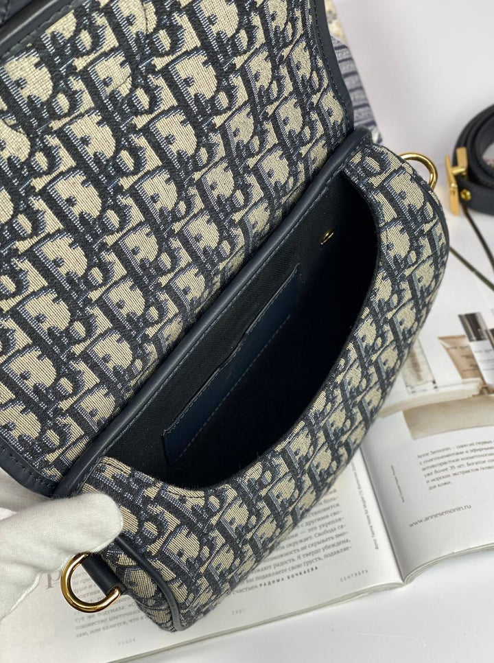 Top quality Dior MEDIUM BOBBY BAG blue