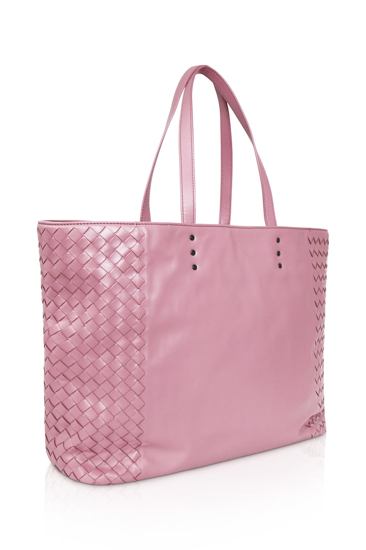 Bottega veneta Pink Fourre-Tout Leather Handbag