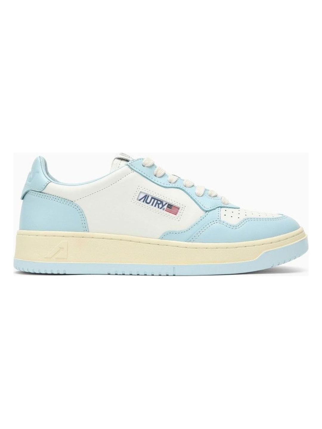MEDALIST LEATHER WHITE/LIGHT BLUE