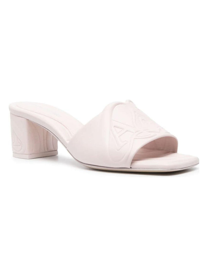 SEAL LEATHER MULES