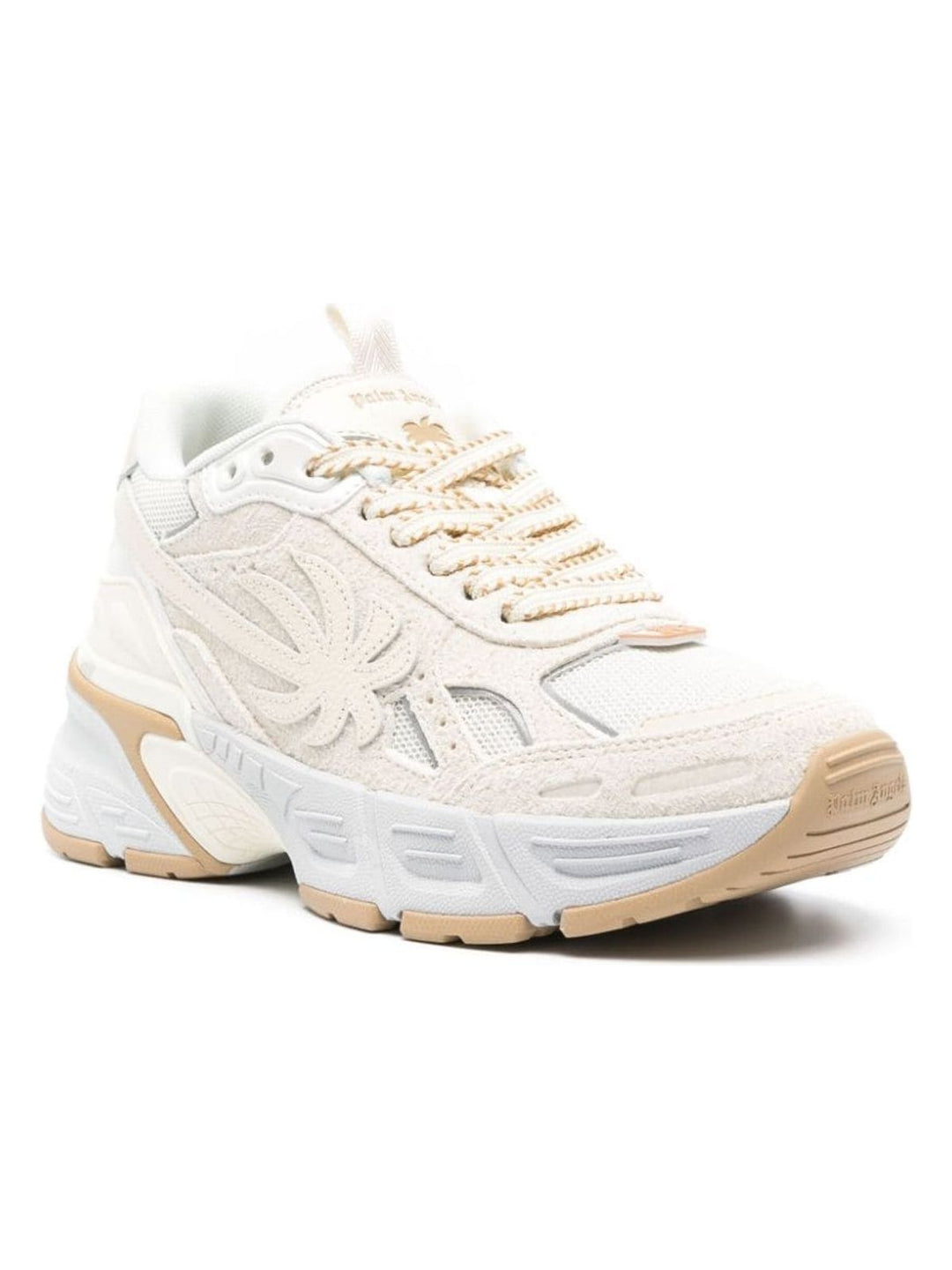 MAXI BEIGE SNEAKER PALM TREE LOGO