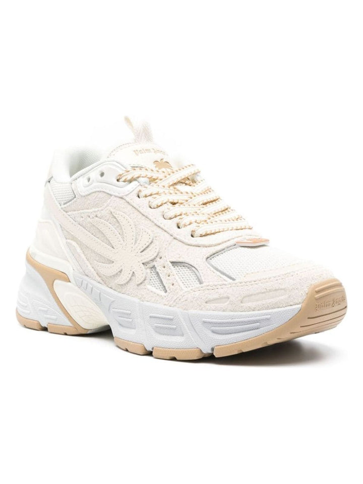 MAXI BEIGE SNEAKER PALM TREE LOGO