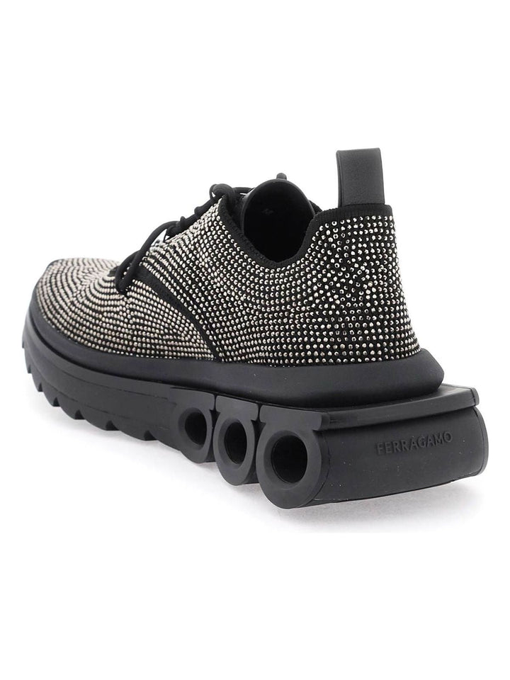 SALVATORE  RUNNING SNEAKERS WITH RHINESTONES