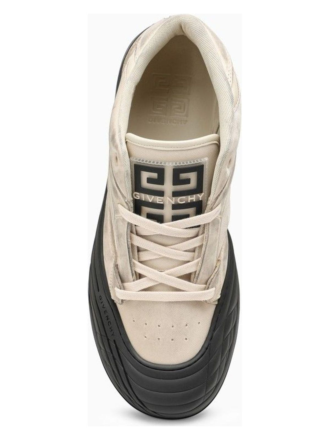 STONE GREY NUBUCK LOW SKATE TRAINER