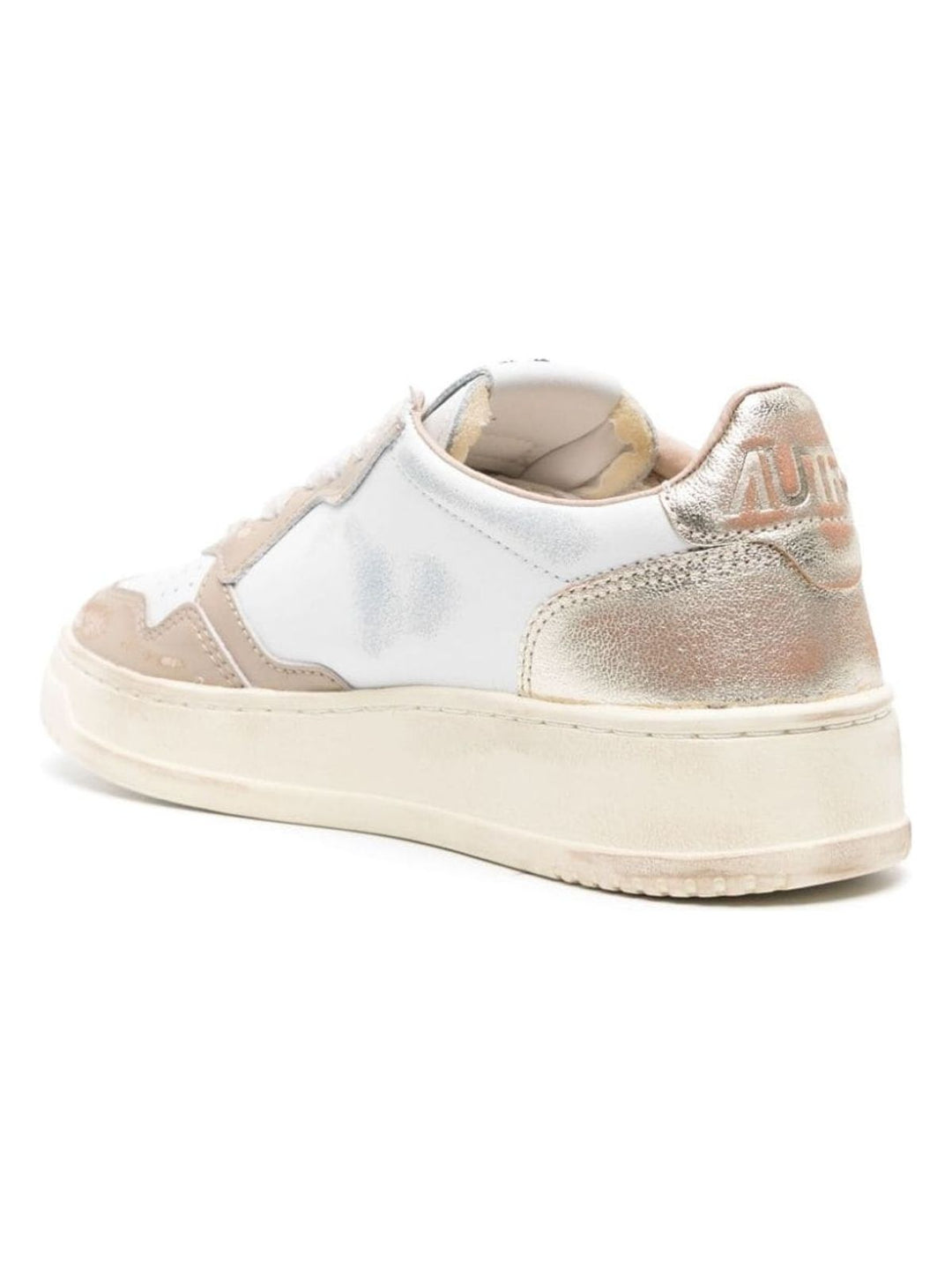 SUPER VINTAGE LOW LEATHER SNEAKERS
