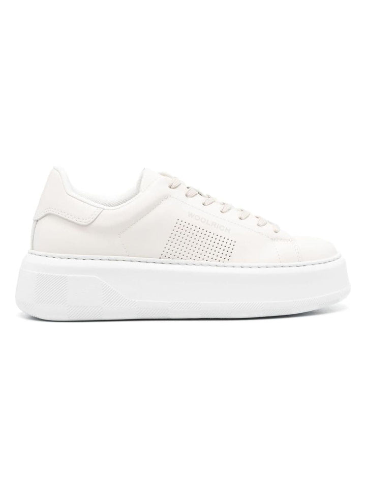CHUNKY COURT LEATHER SNEAKERS