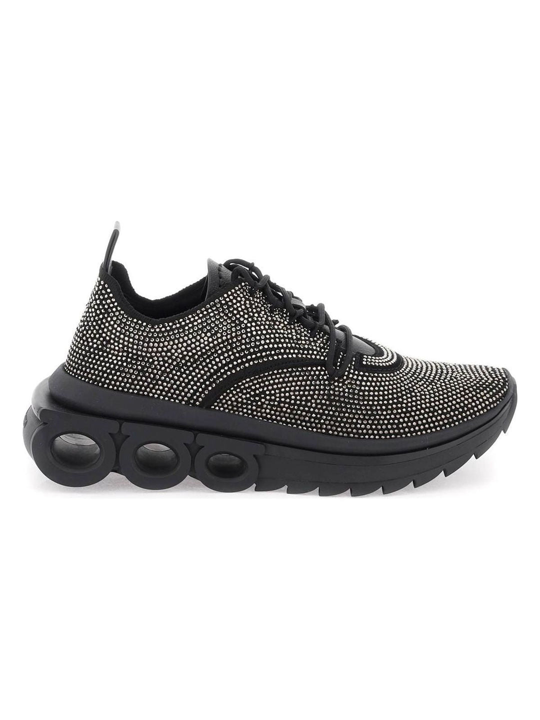 SALVATORE  RUNNING SNEAKERS WITH RHINESTONES