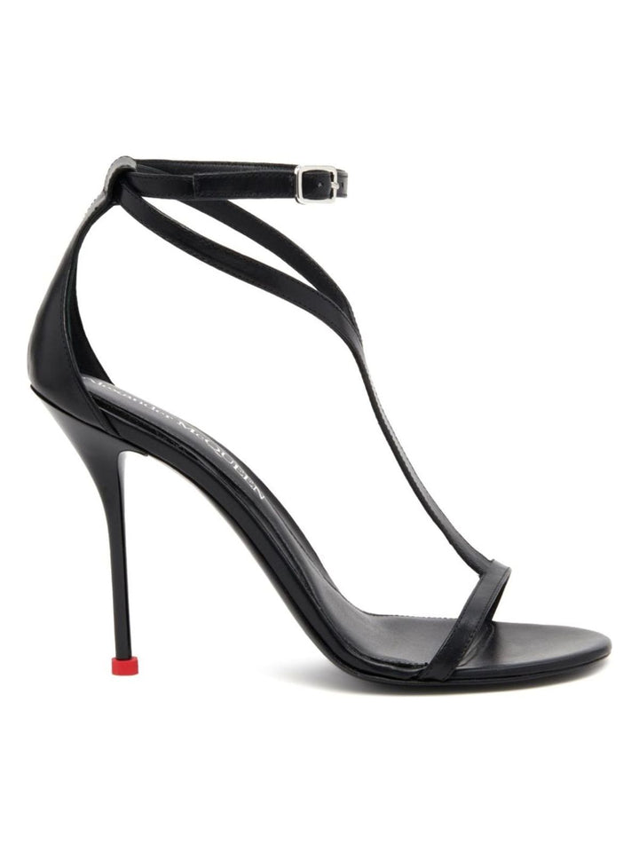 LEATHER HEEL SANDALS