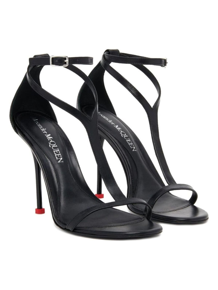 LEATHER HEEL SANDALS