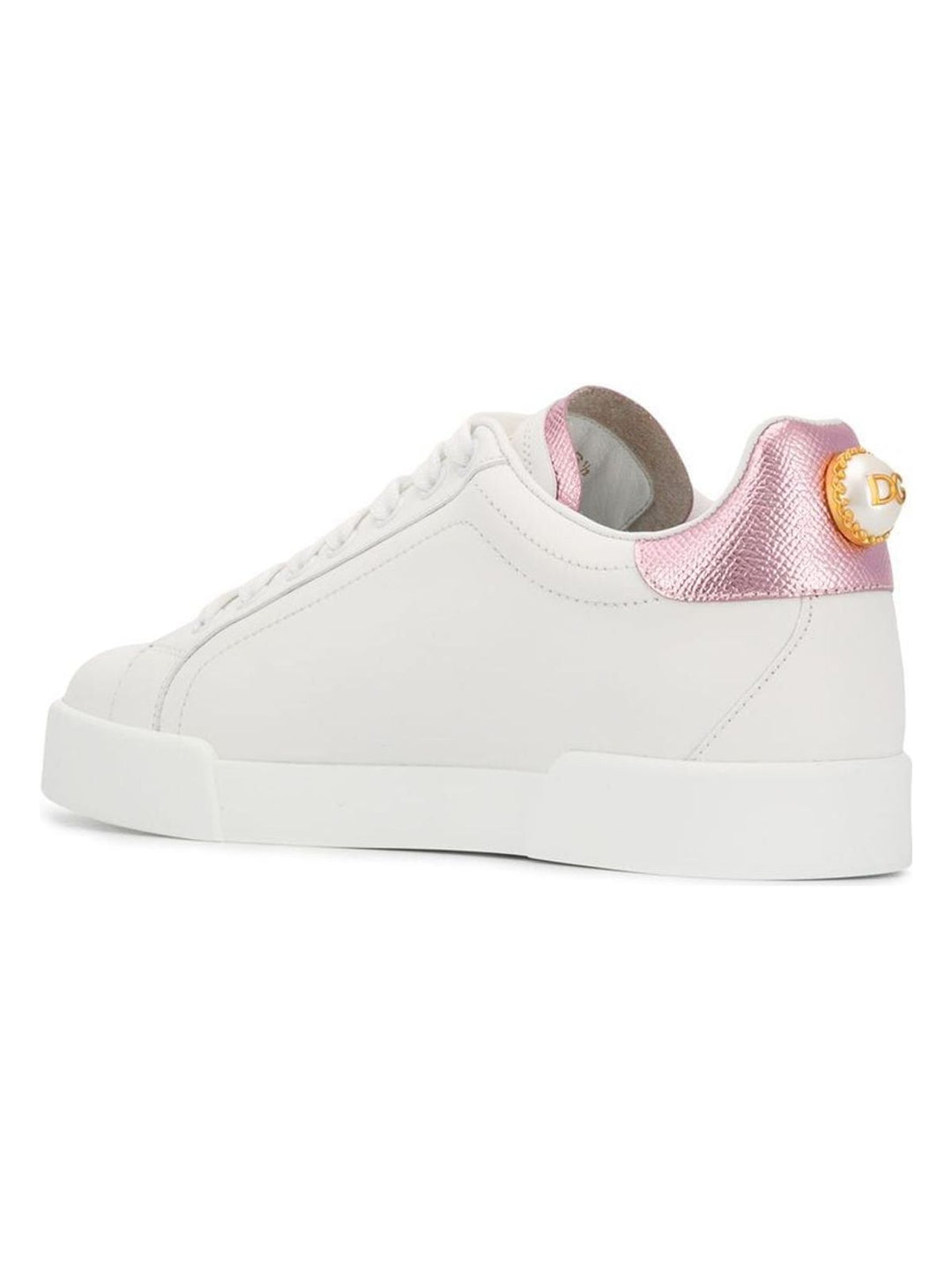 SNEAKER CLASSICA V BLANCO TALON ROSA