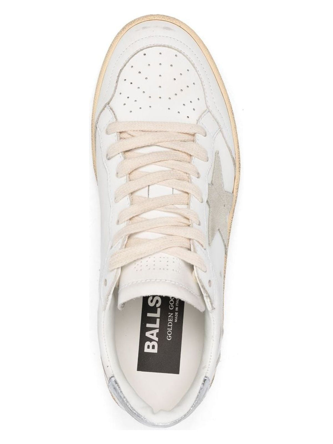 BALL STAR LEATHER SNEAKERS