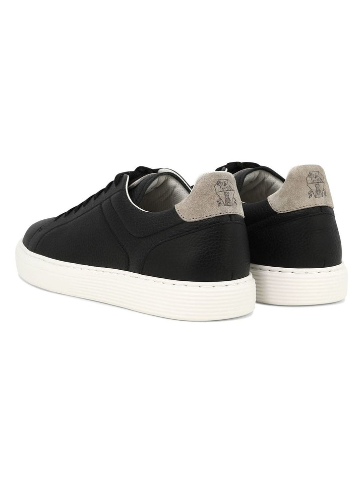 GRAINED CALFSKIN SNEAKERS