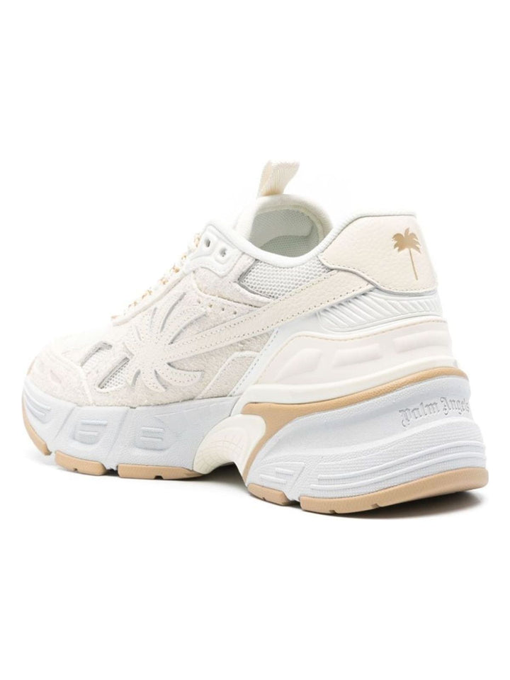 MAXI BEIGE SNEAKER PALM TREE LOGO