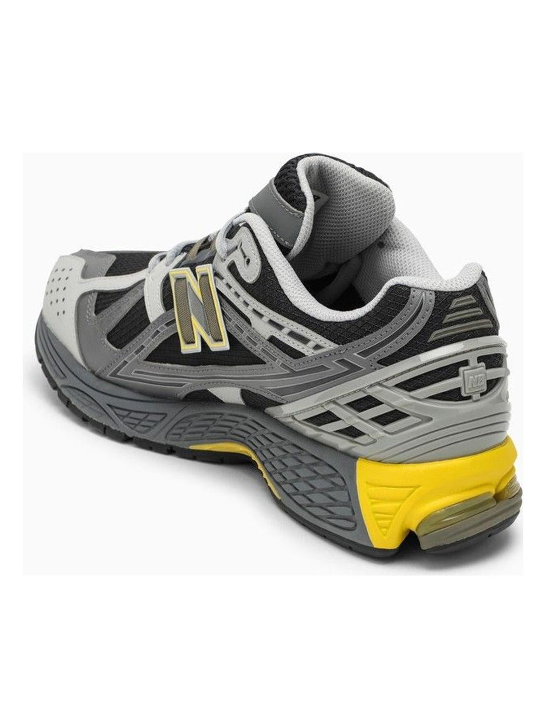 LOW 1906 UTILITY GREY/LEMON TRAINER