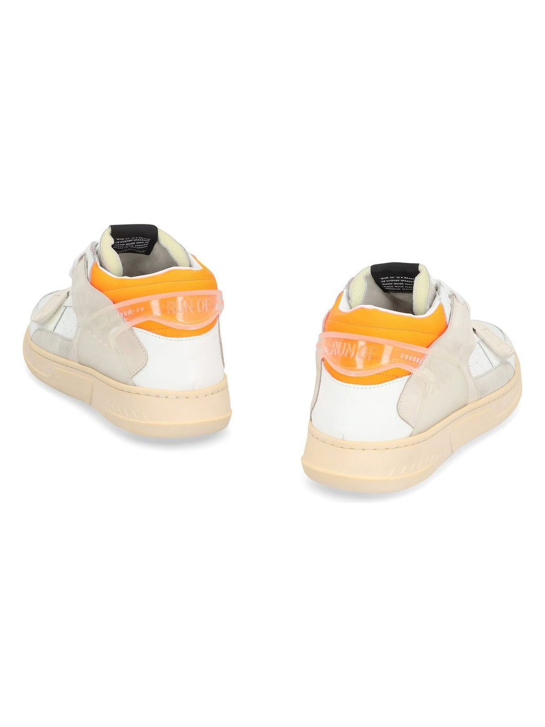 LEATHER MID-TOP SNEAKERS