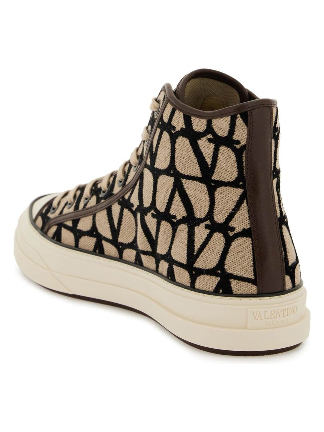 TOTALOOP TOILE ICONOGRAPHE HIGH-TOP SNEAKERS