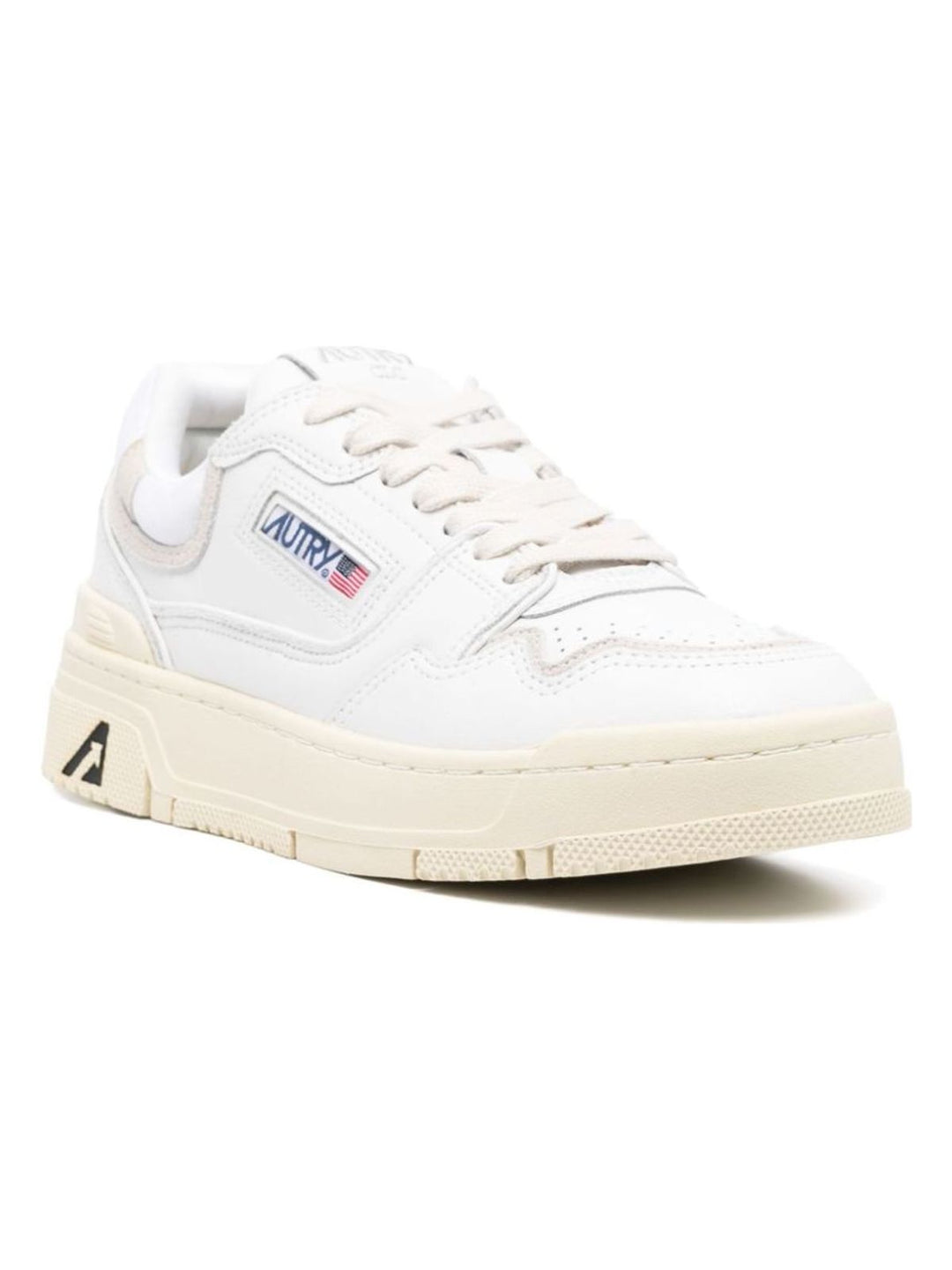 LOW CLC WHITE LEATHER TRAINER