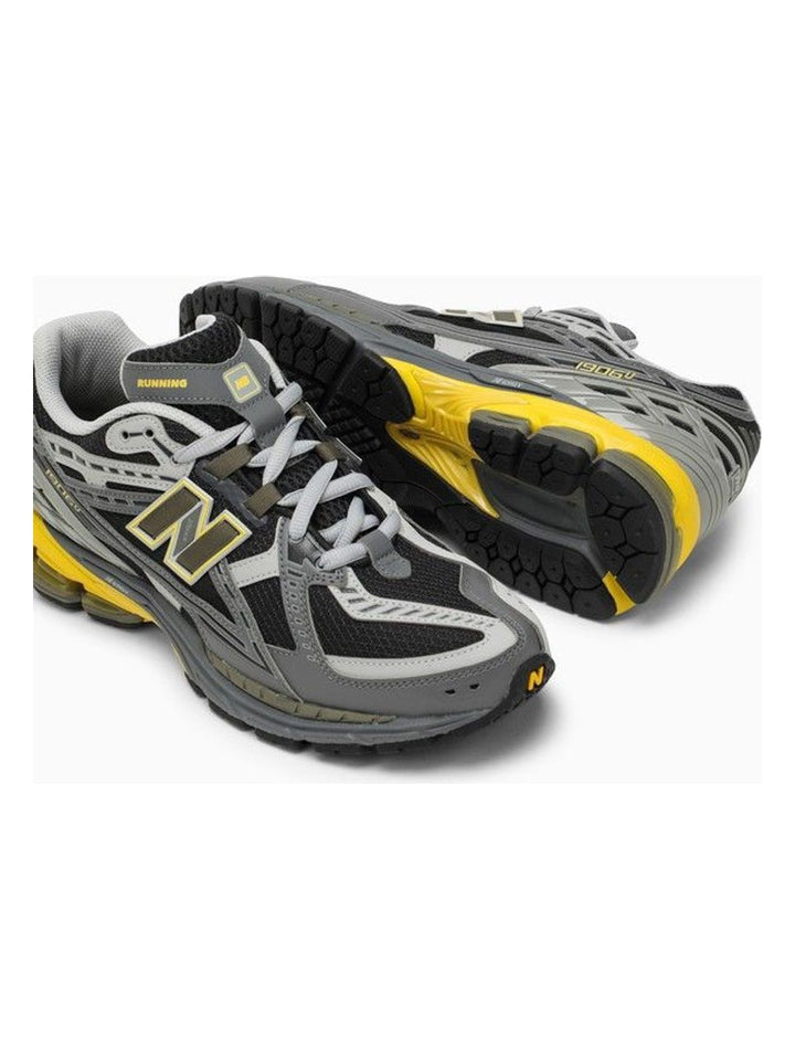 LOW 1906 UTILITY GREY/LEMON TRAINER
