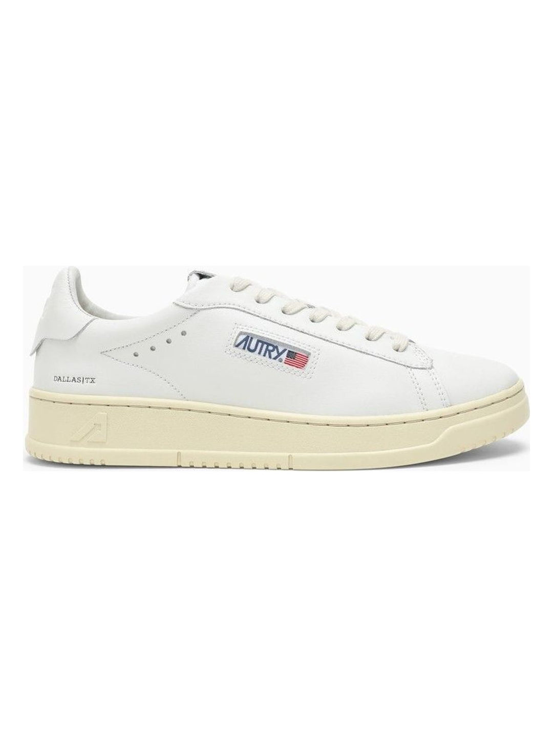 WHITE LEATHER DALLAS SNEAKERS