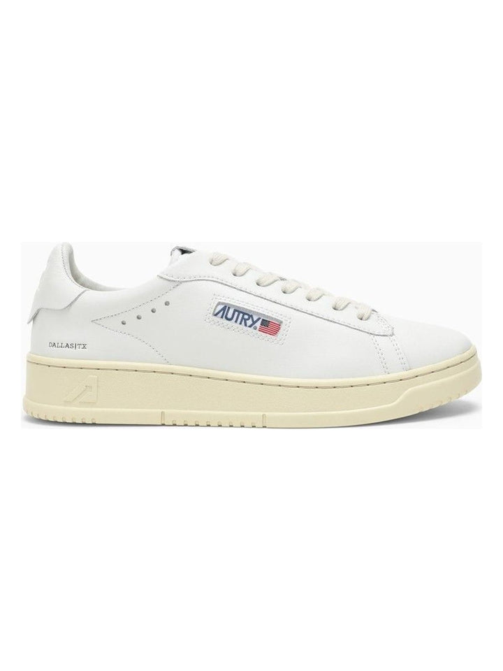 WHITE LEATHER DALLAS SNEAKERS