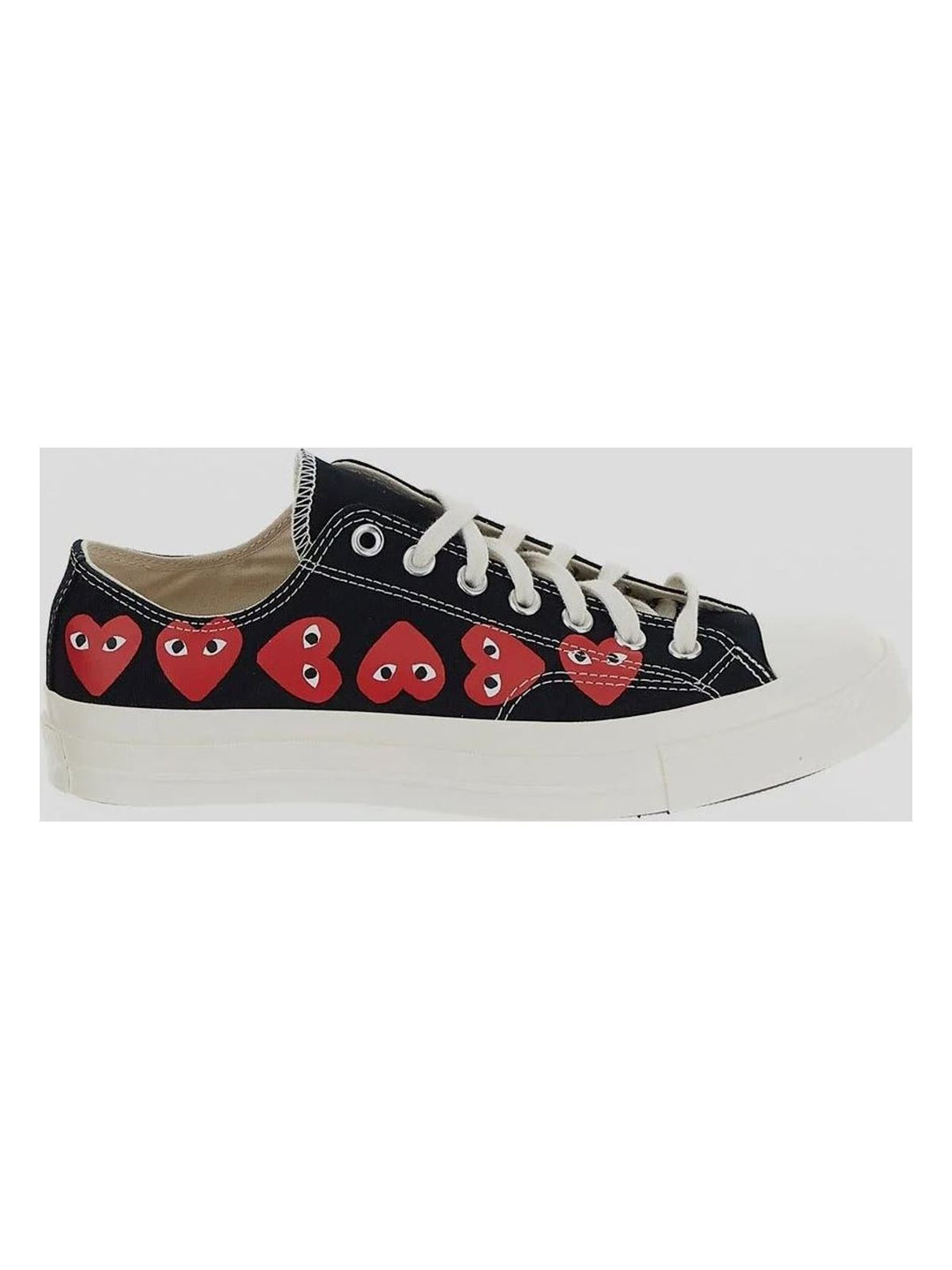 PLAY CONVERSE MULTI HEART LOW TOP