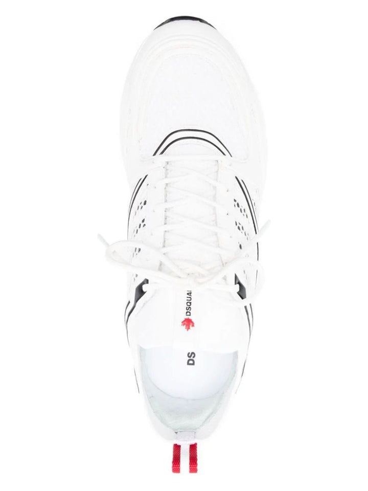 DSQUARED2 X DASH PANELLED LOW-TOP SNEAKERS