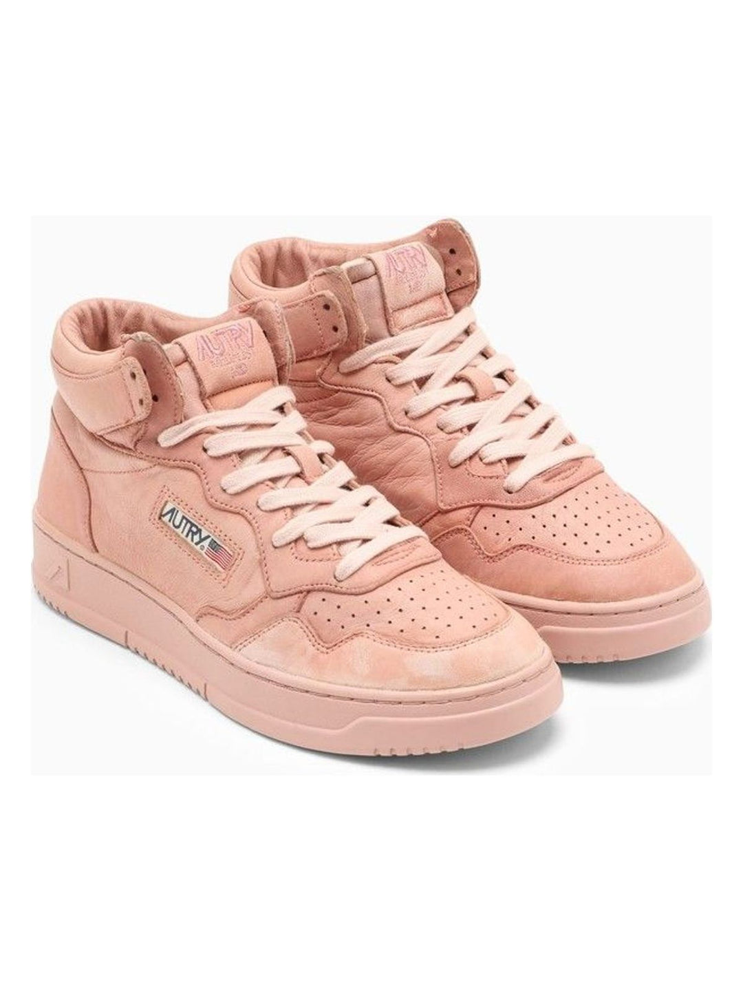 MEDALIST MID SNEAKERS IN PEACH SUEDE