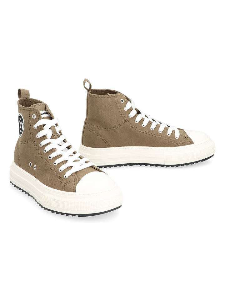 CANVAS HIGH-TOP SNEAKERS
