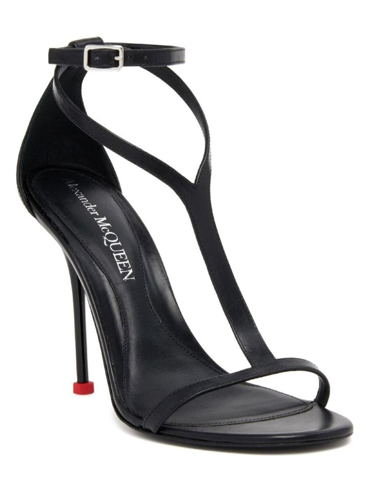 LEATHER HEEL SANDALS