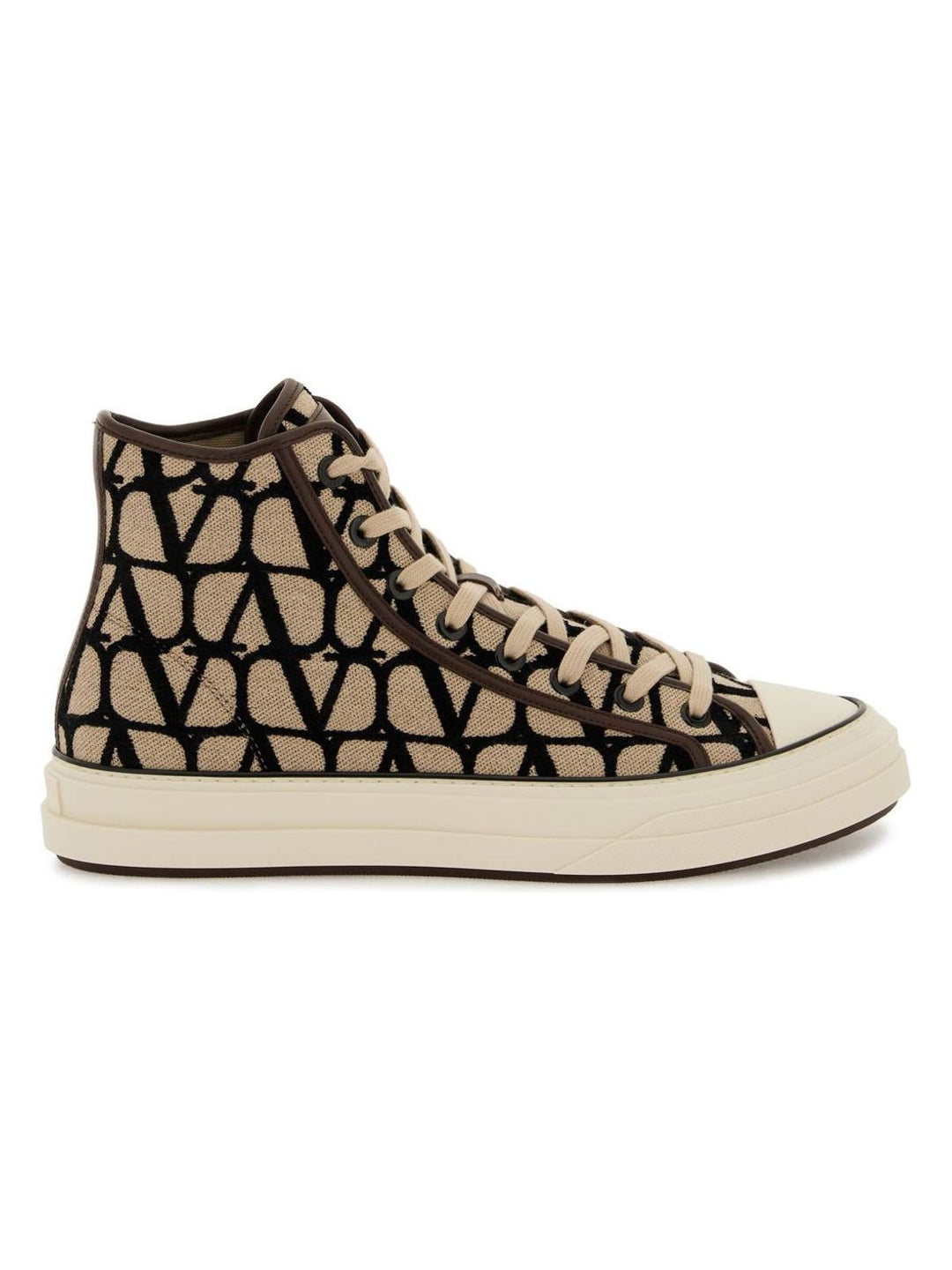 TOTALOOP TOILE ICONOGRAPHE HIGH-TOP SNEAKERS